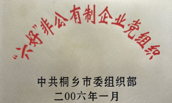 桐乡市“六好”非公有制企业党组织
